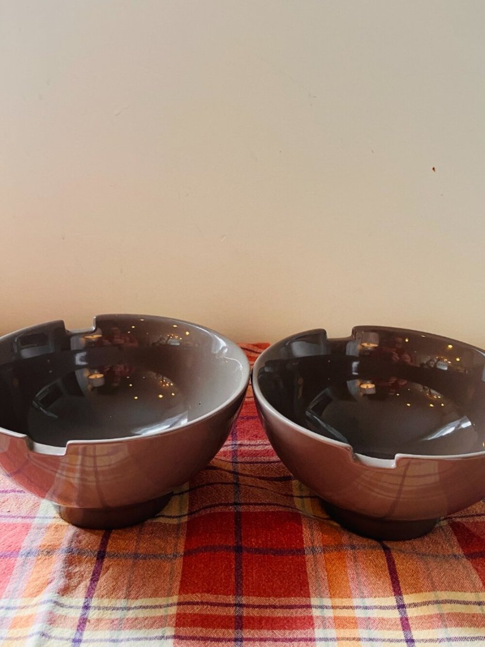Vintage Set of 2 Ramen Bowls - Pier One Import - Picture 3 of 10
